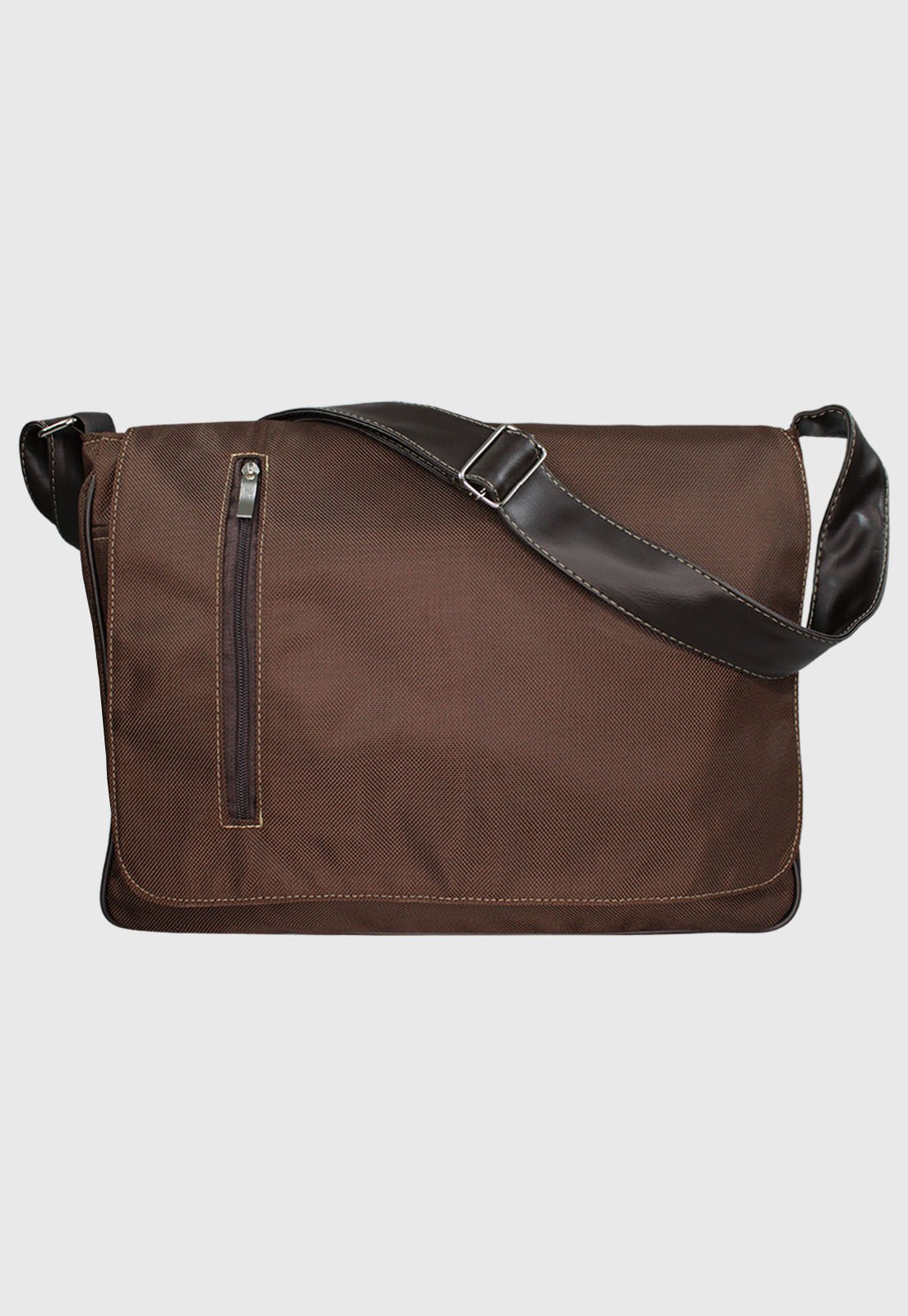 Lennas Pasta Carteiro de Nylon Marrom A024 Marrom 2