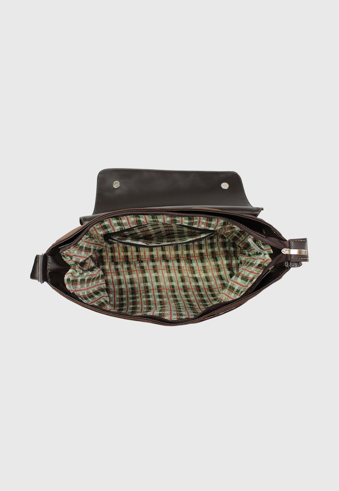 Lennas Pasta Carteiro de Nylon Marrom A024 Marrom 5