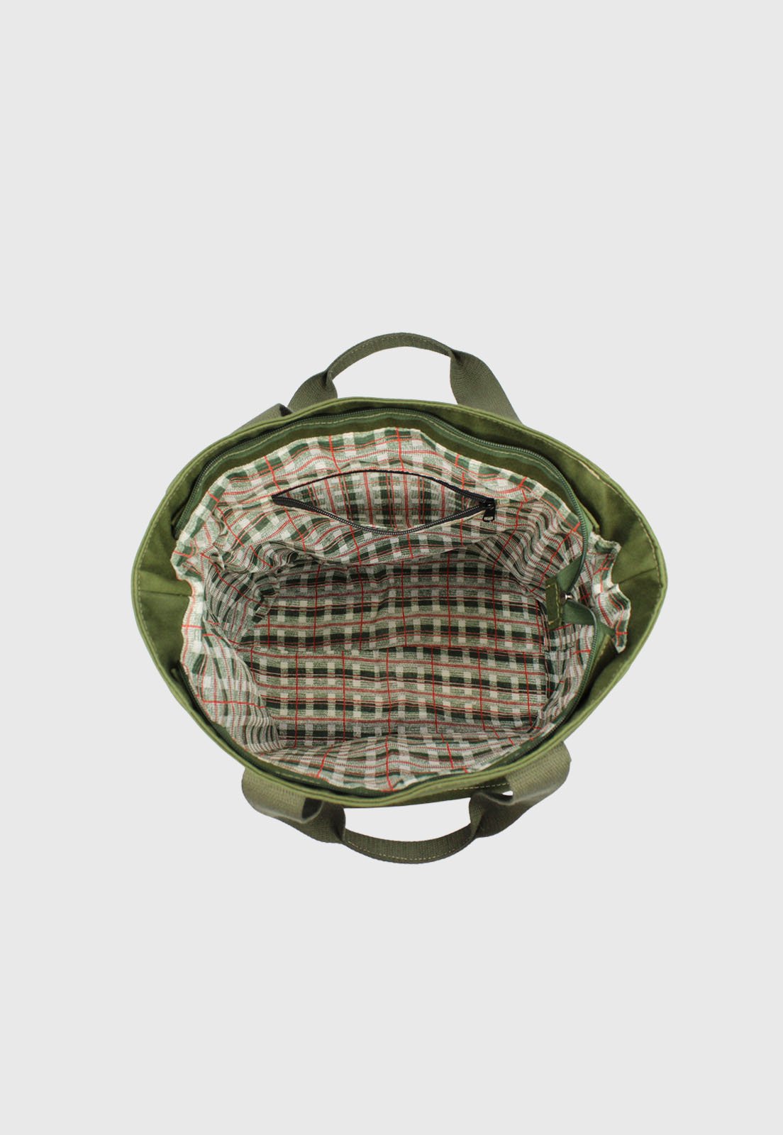 Lennas Bolsa Transversal e de Ombro Tote Bag de Lona Verde A025 Verde 5