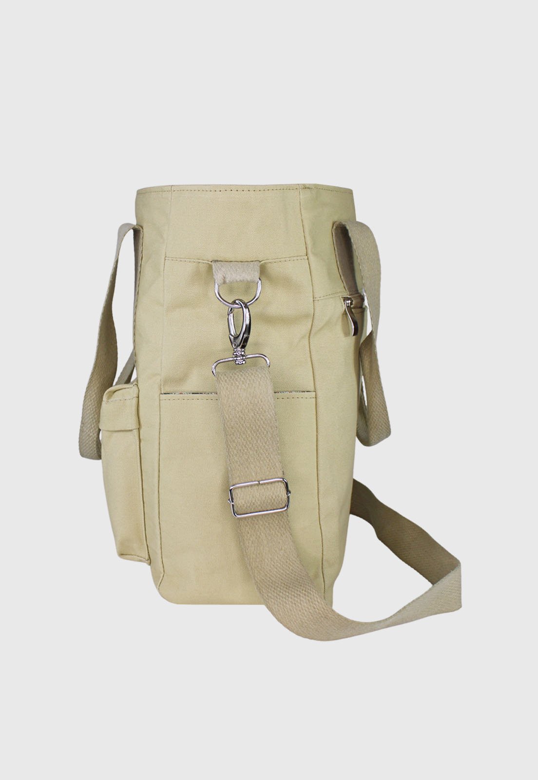 Lennas Bolsa Transversal e de Ombro Tote Bag de Lona Bege A025 Bege 4