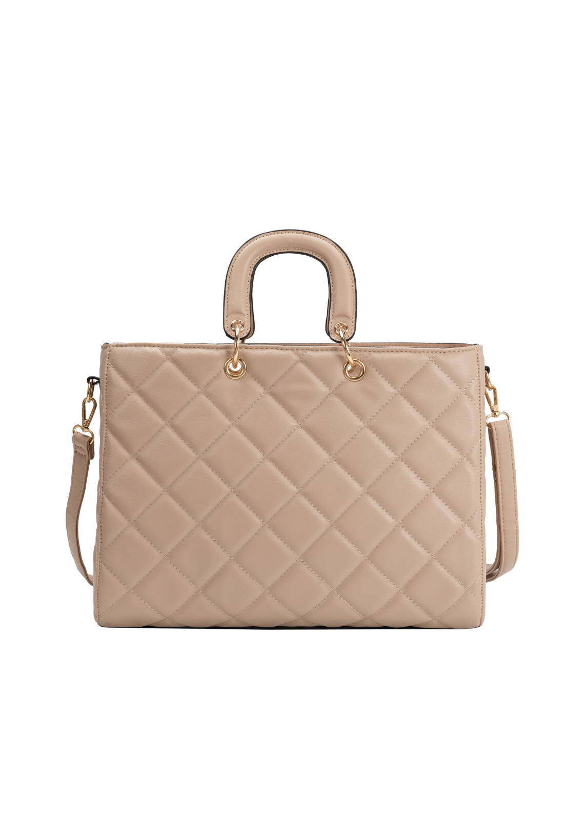 Lennas Bolsa Transversal e de Mao Feminina Shopper Bag Casual Bege B078