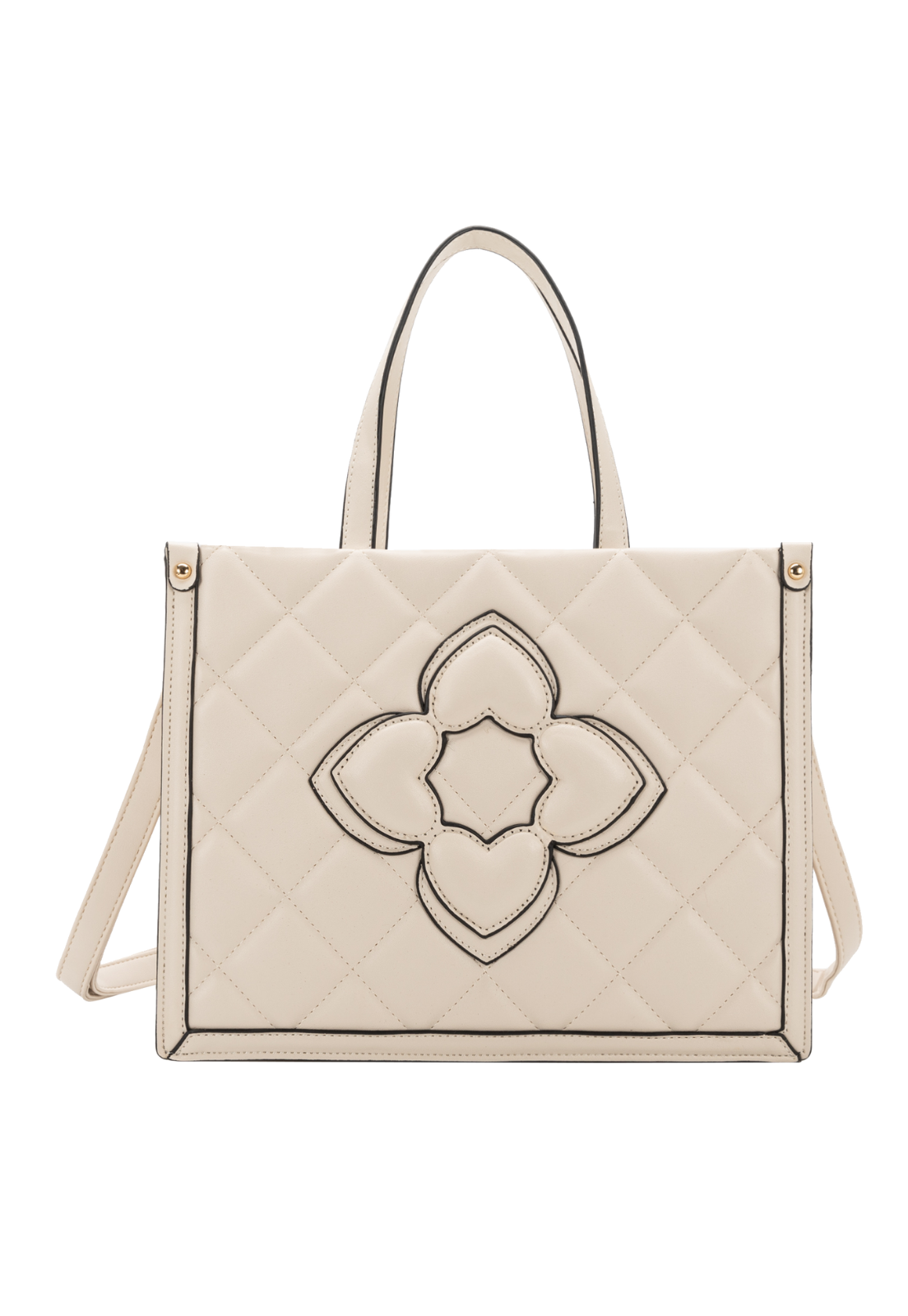 Lennas Shopper Bag Tiracolo Bolsa de Mao e Transversal Feminina Areia B082