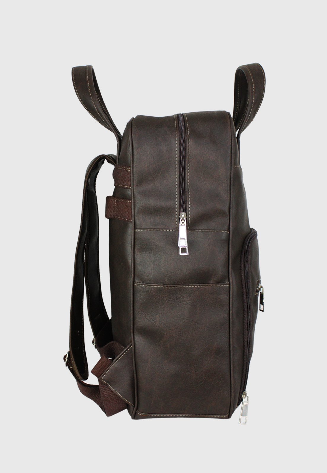 Lennas Bolsa Mochila Executiva Tamanho Grande Comporta Notebook Marrom LE14 Marrom 3