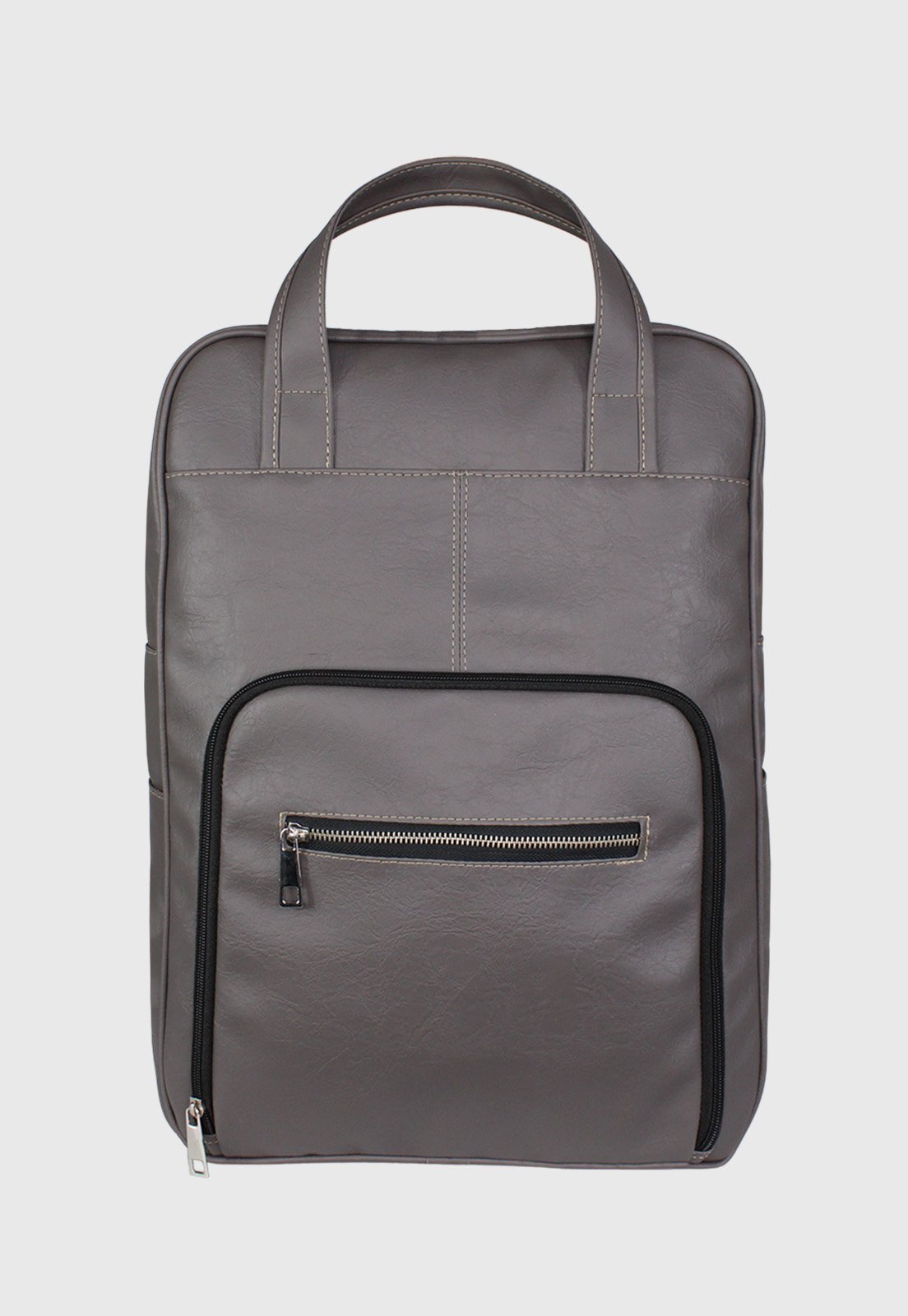 Lennas Bolsa Mochila Executiva Tamanho Grande Comporta Notebook Cinza LE14
