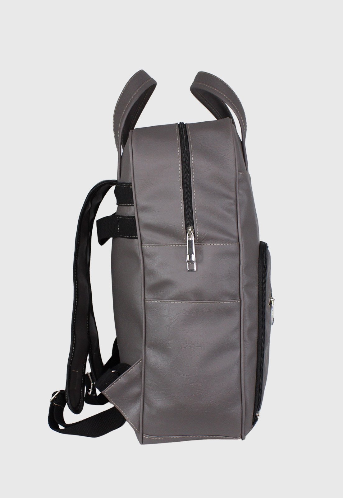 Lennas Bolsa Mochila Executiva Tamanho Grande Comporta Notebook Cinza LE14 Cinza 3
