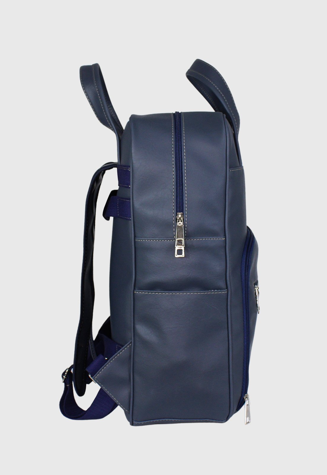 Lennas Bolsa Mochila Executiva Tamanho Grande Comporta Notebook Azul LE14 Azul 3