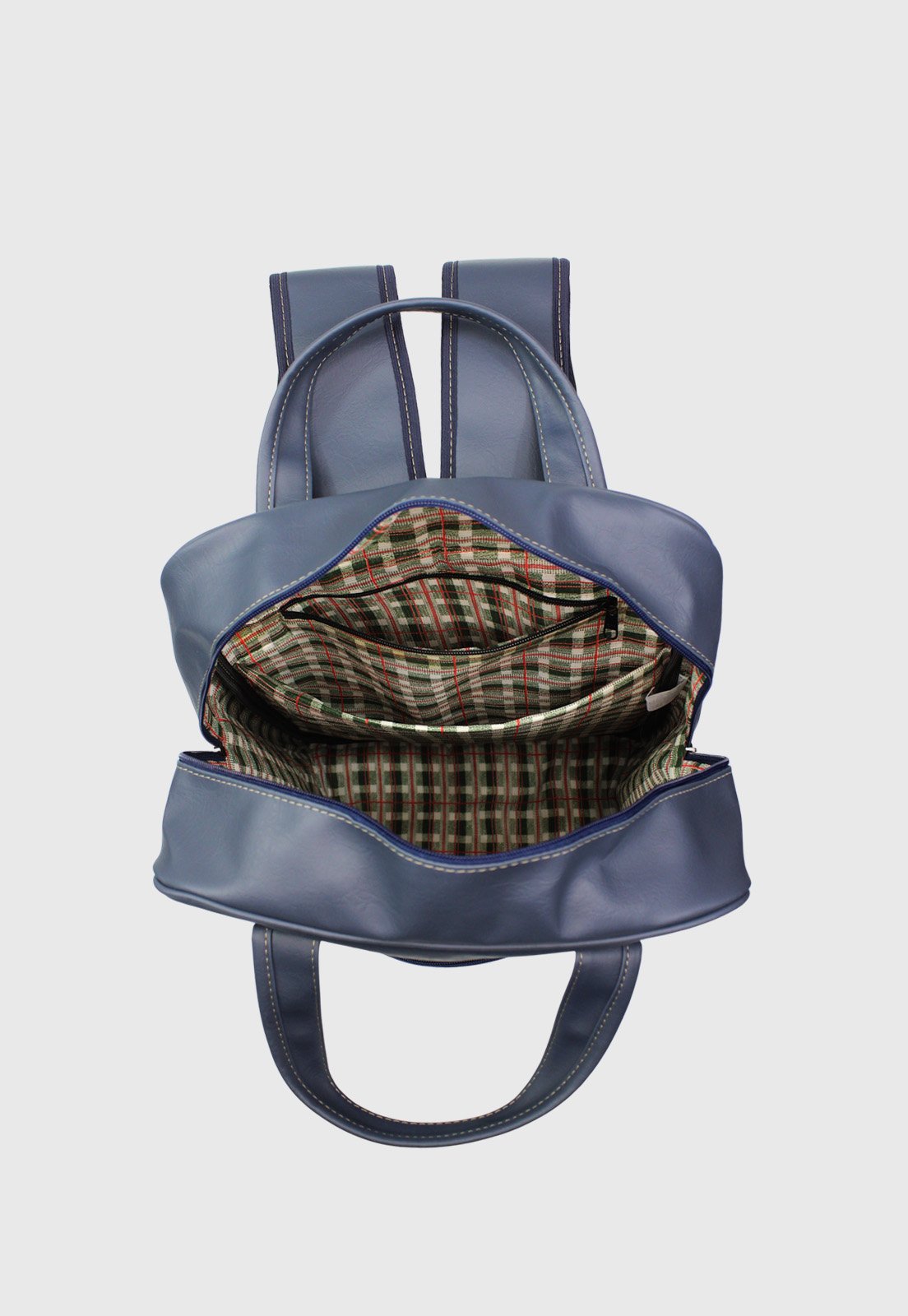 Lennas Bolsa Mochila Executiva Tamanho Grande Comporta Notebook Azul LE14 Azul 5