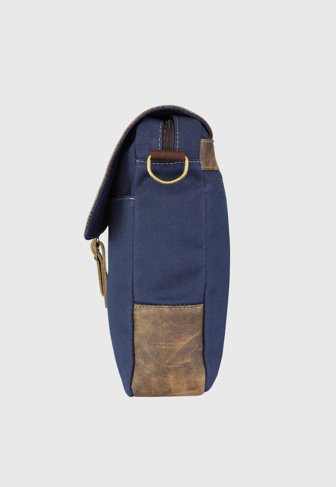 Lennas Bolsa Transversal de Lona Com Estilo Retro Vintage Azul LE15 Azul 3