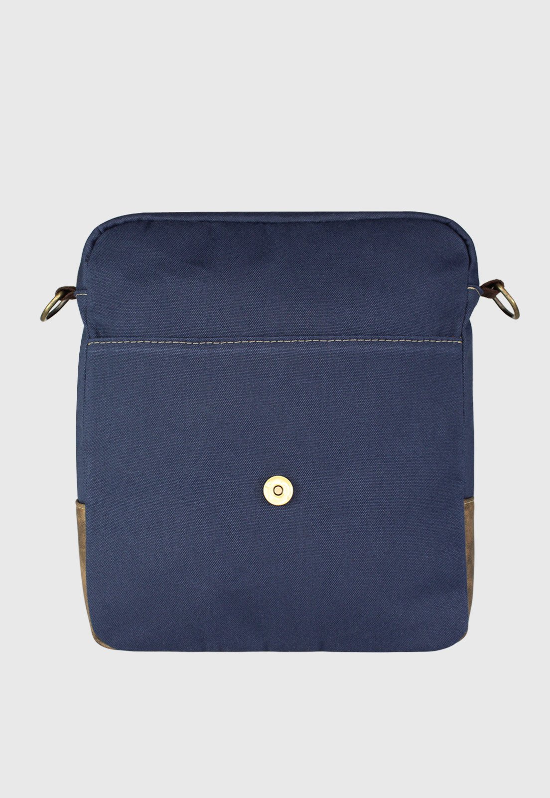 Lennas Bolsa Transversal de Lona Com Estilo Retro Vintage Azul LE15 Azul 5