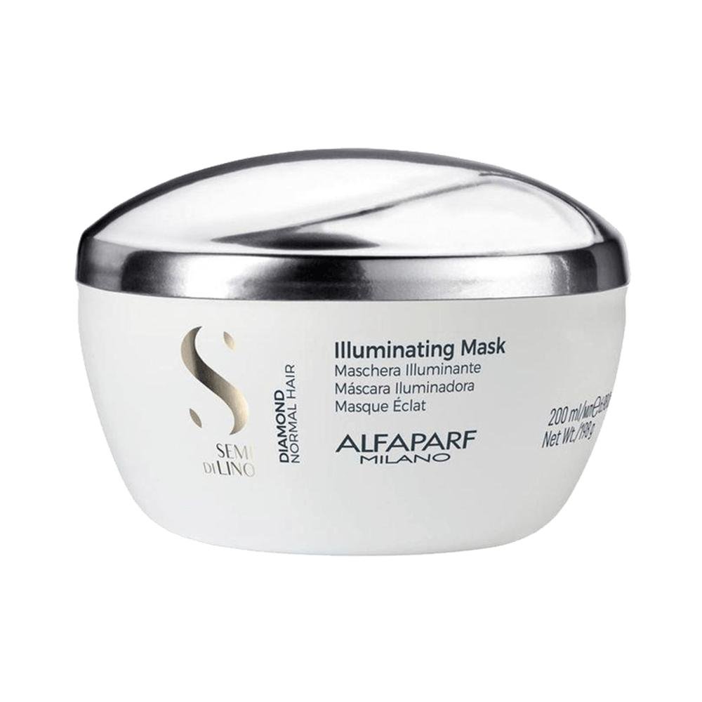 Máscara Diamond Alfaparf Semi Di Lino Hidratação 200ml 4
