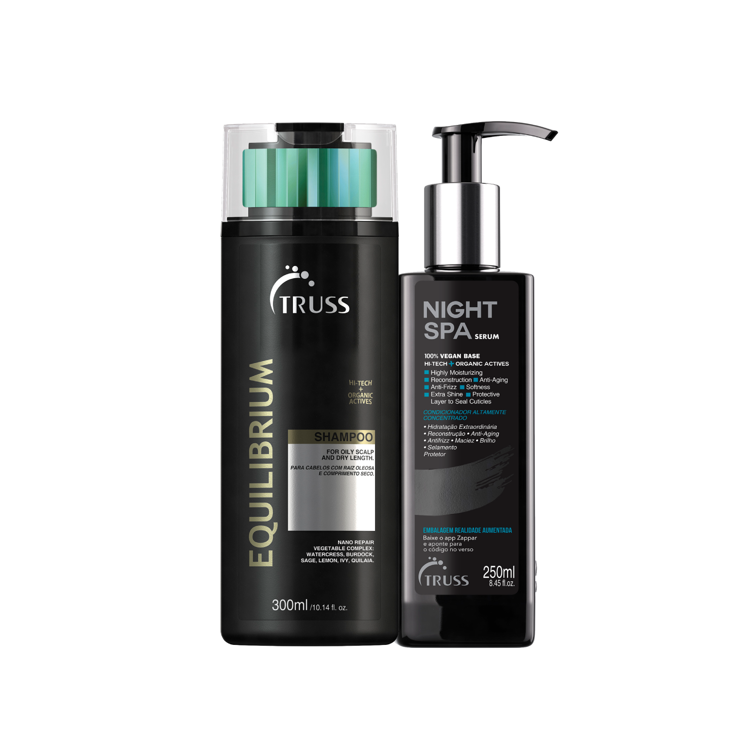 Truss Kit Shampoo Equilibrium + Night Spa (2 Produtos)