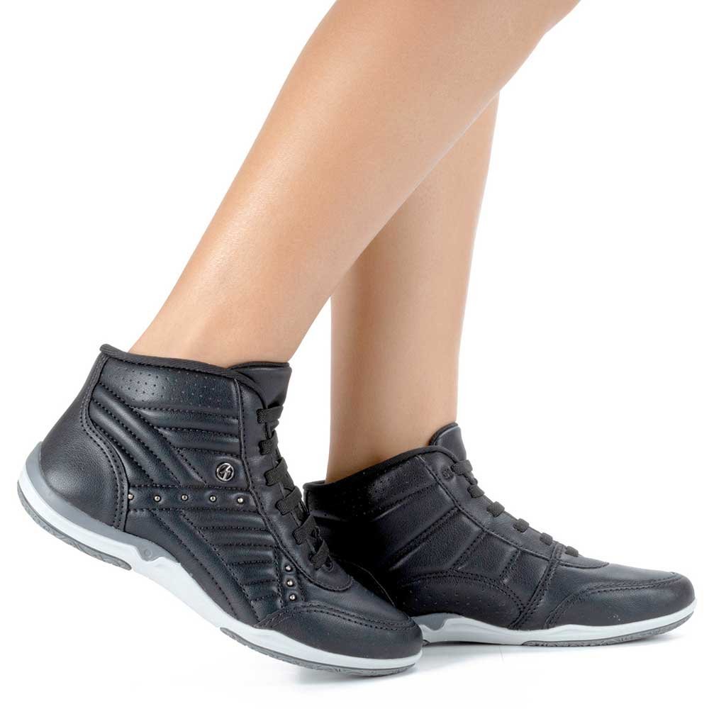 Tênis Feminino Cano Médio Preto Kolosh C1285A-0001 Preto 2