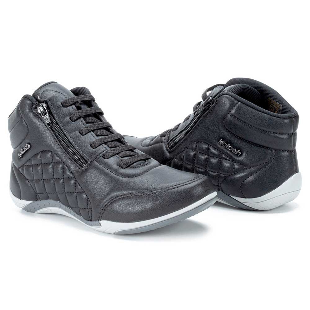 Tênis Feminino Cano Médio Preto Kolosh C1285A-0001 Preto 4