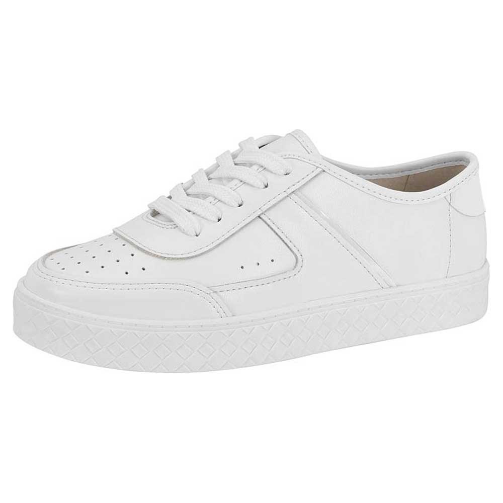 Tênis Feminino Casual Napa Branco Moleca 5712.320 Branco 2