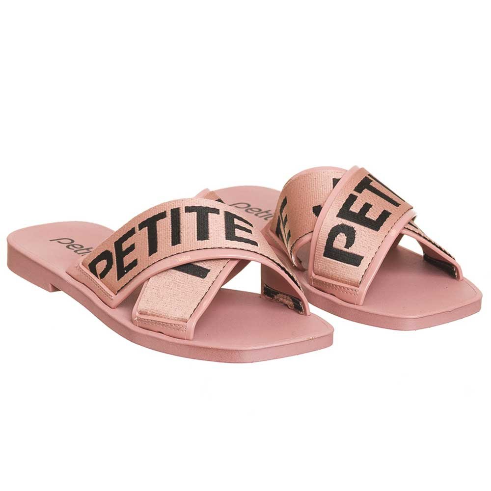 Chinelo Feminino Vibe J-Lastic Rosa Antigo  Preto Petite Jolie PJ6437 Rosa 2