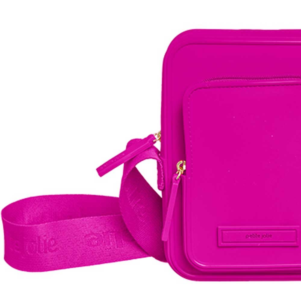 Bolsa Feminina Pequena Ted J-Lastic Dark Pink Petite Jolie PJ10085 Rosa 3