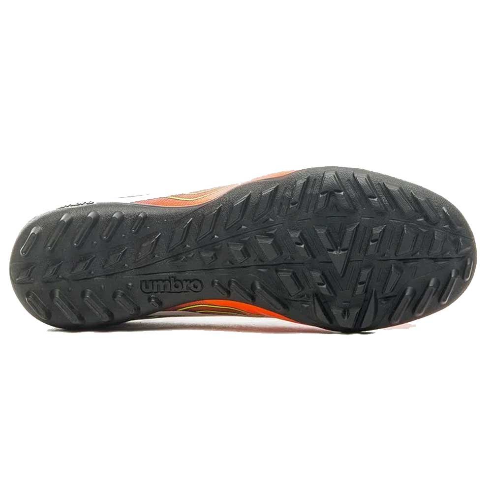 Chuteira Masculina Society Reflect Laranja Flúor Preto Branco Umbro U01FB00104-612 Preto 5