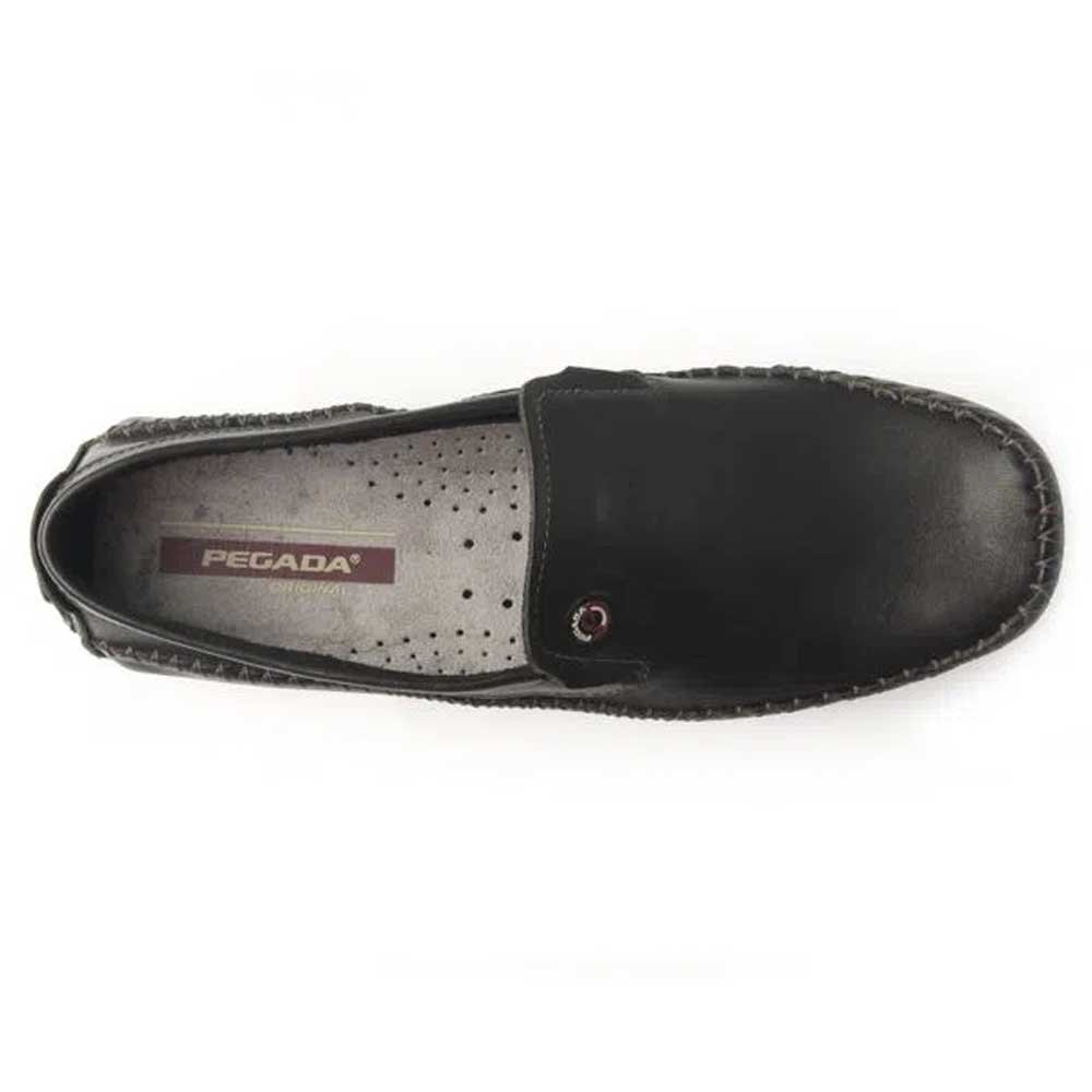 Mocassim Masculino Couro Mister Preto Pegada 140771-04 Preto 4