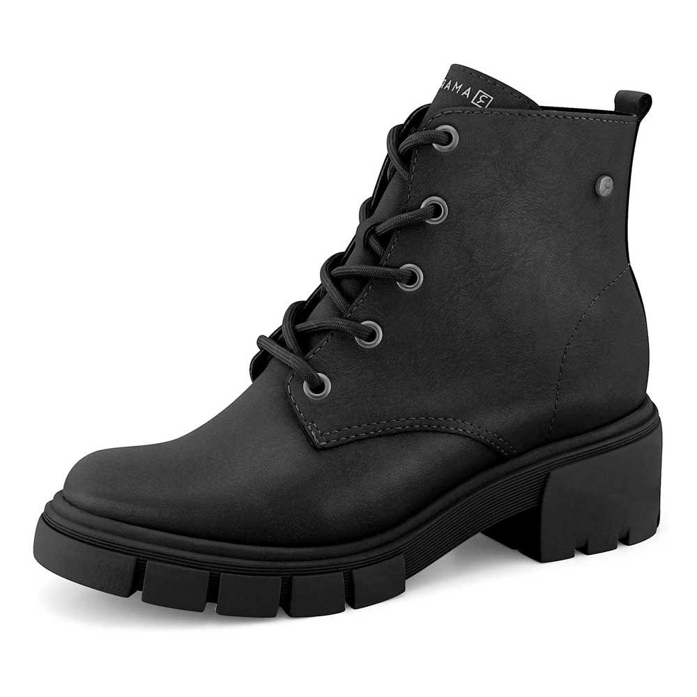 Bota Coturno Feminino Tratorado Preto Ramarim 2311121-0006 Preto 2