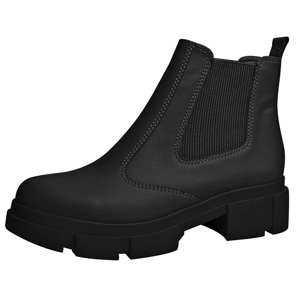 Bota Feminina Chelsea Calce Fácil Tratorado Preto Quiz 63-1898-13 Preto 2