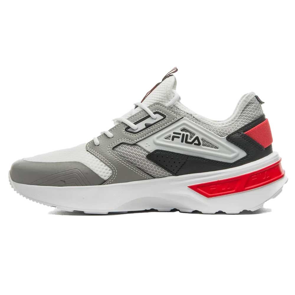 Tênis Casual Masculino Attech Branco Cinza Preto Fila F01AT00074-5580 Branco 3