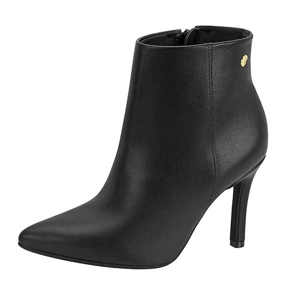 Bota Feminina Bico Fino Napa Preto Vizzano 3049.219