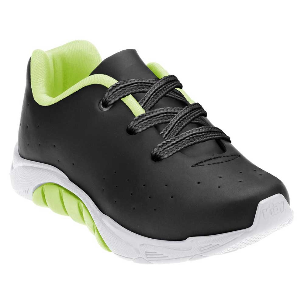Tênis Infantil Unissex Mais Preto Amarelo Neon Kidy 168-0230-5153