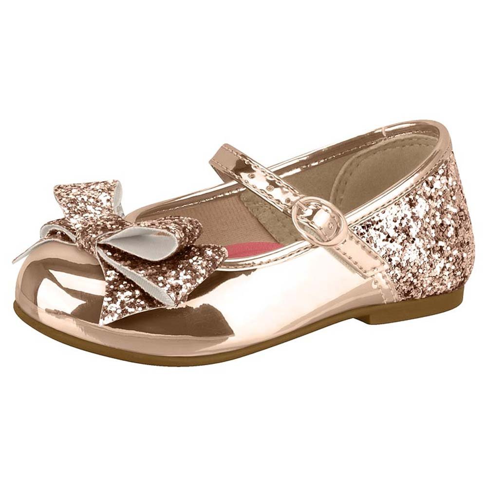 Sapatilha Infantil Feminina Boneca Glitter Dourada Molekinha 2106.176 Dourado 2