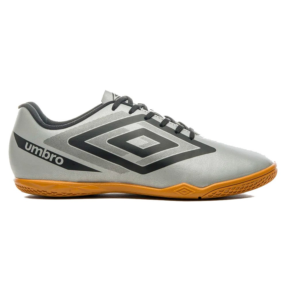 Chuteira Masculina Futsal Beat Prata Preto Umbro U01FB032-811