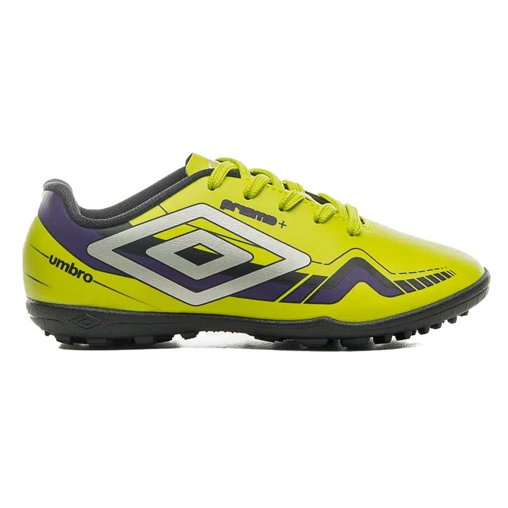 Chuteira Masculina Society Prisma Verde Lima Prata Roxo Umbro U01FB00143-680