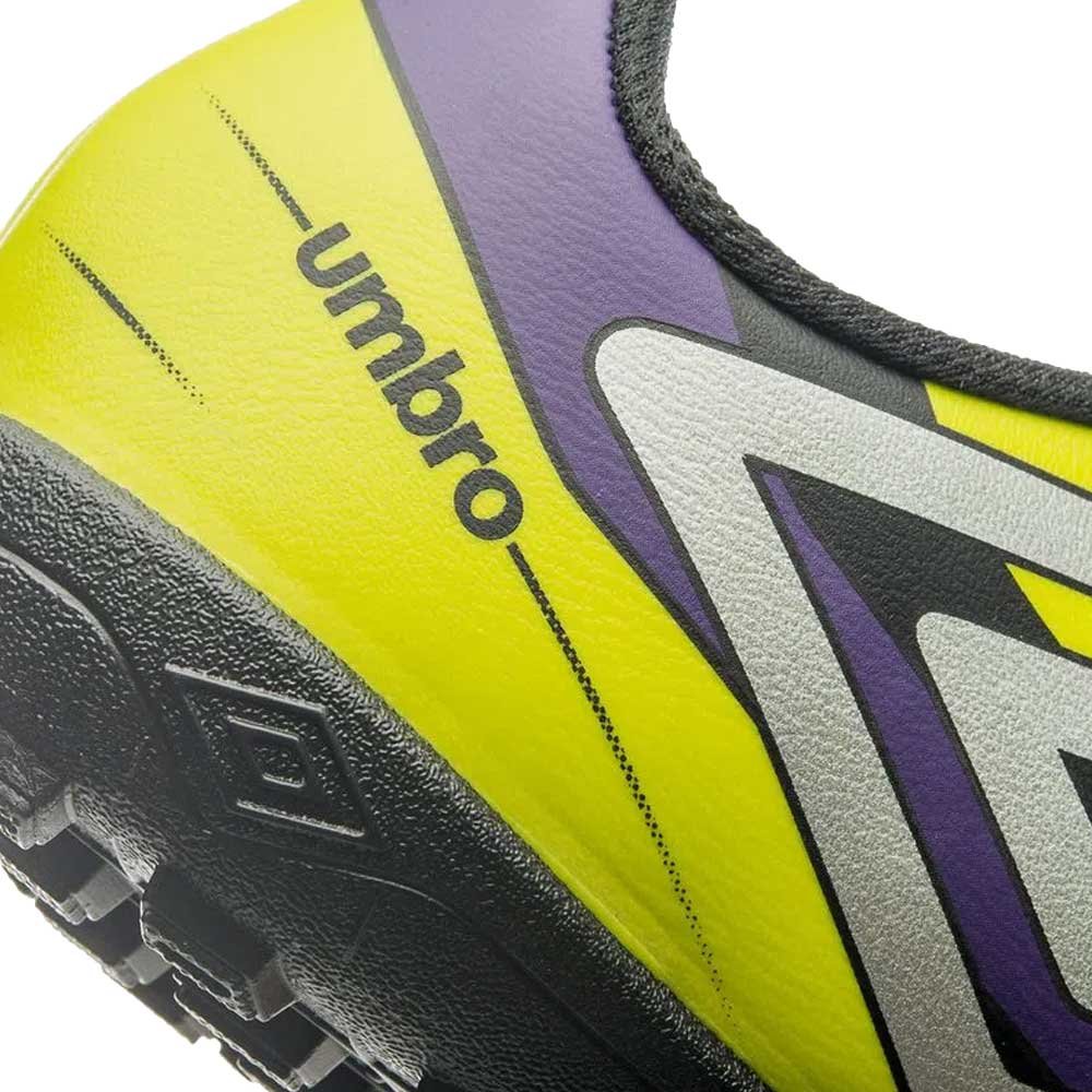 Chuteira Masculina Society Prisma Verde Lima Prata Roxo Umbro U01FB00143-680 Verde 2