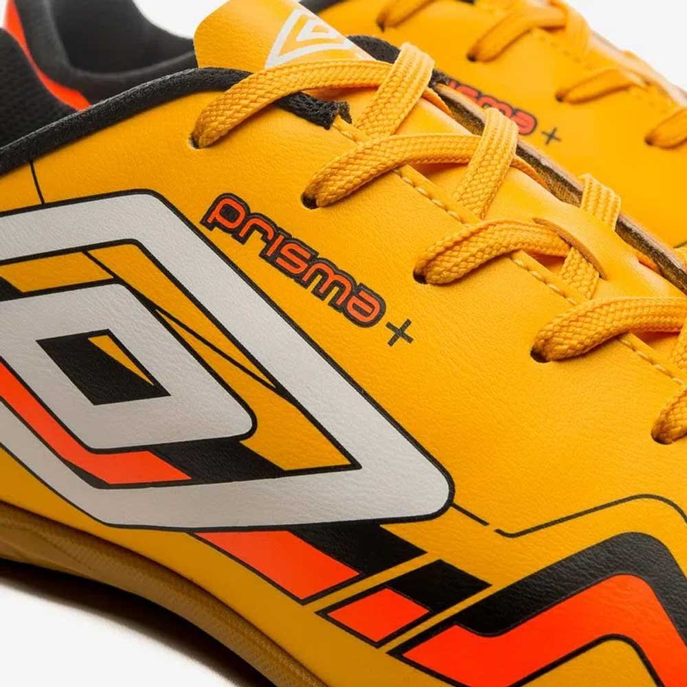 Chuteira Masculina Futsal Prisma Amarelo Branco Laranja Umbro U01FB00144-626 Amarelo 2