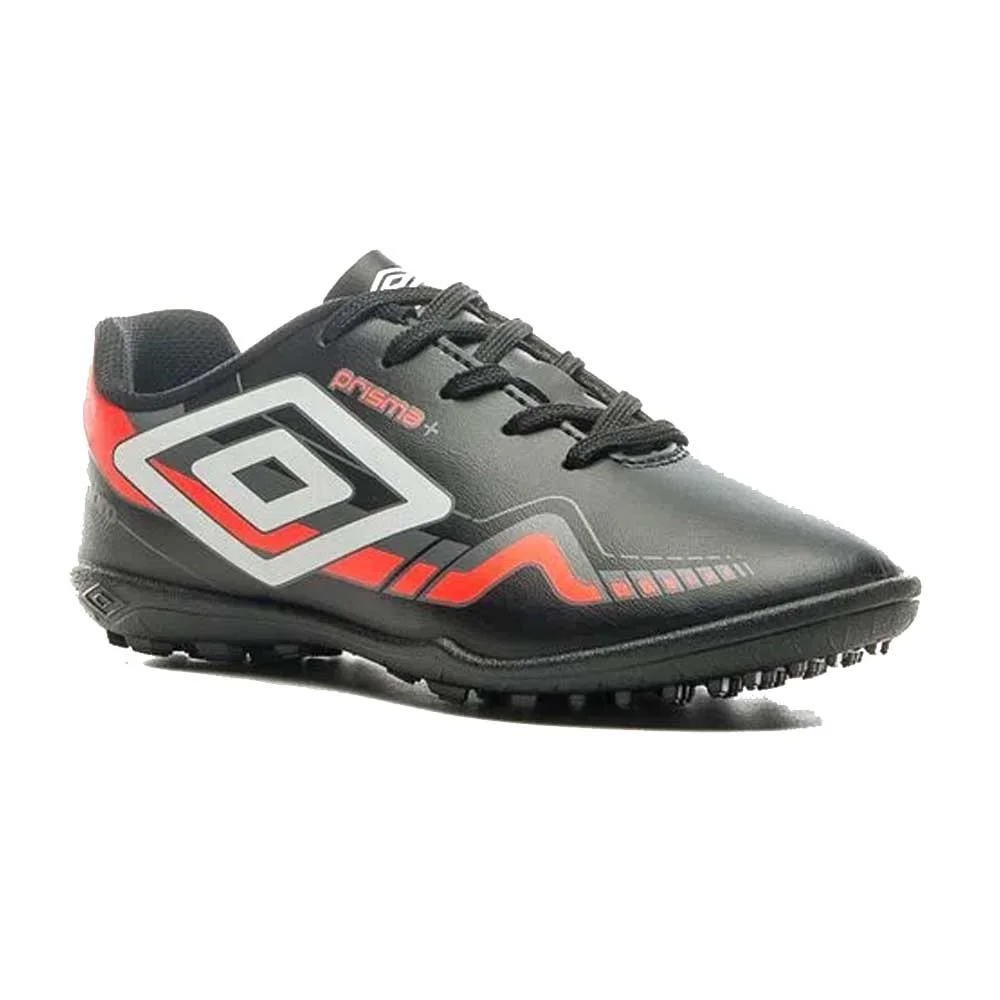 Chuteira Masculina Society Prisma Preto Branco Coral Umbro U01FB00143-120 Preto 2