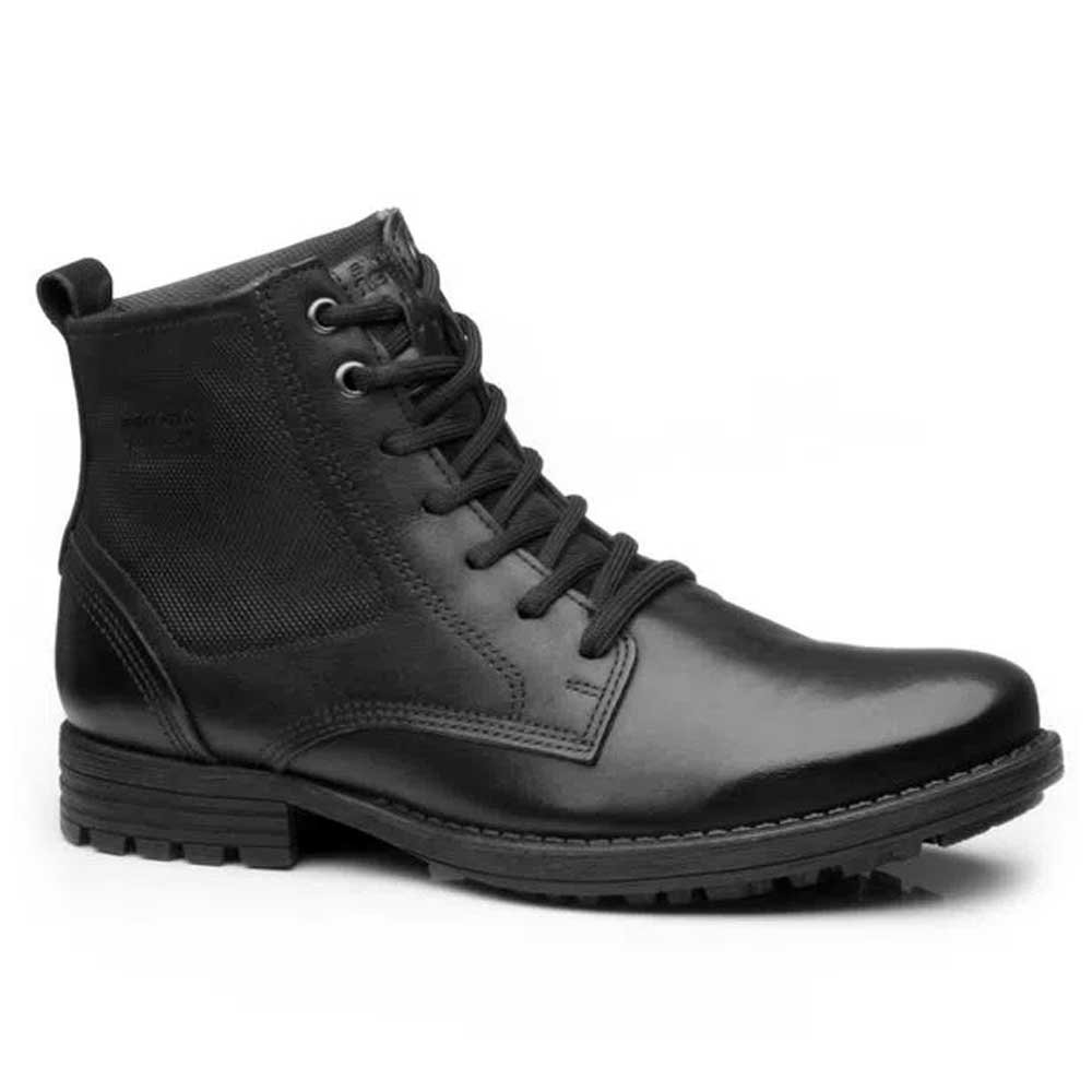 Bota Masculina Action Couro Preto Pegada 180731-03 Preto 1