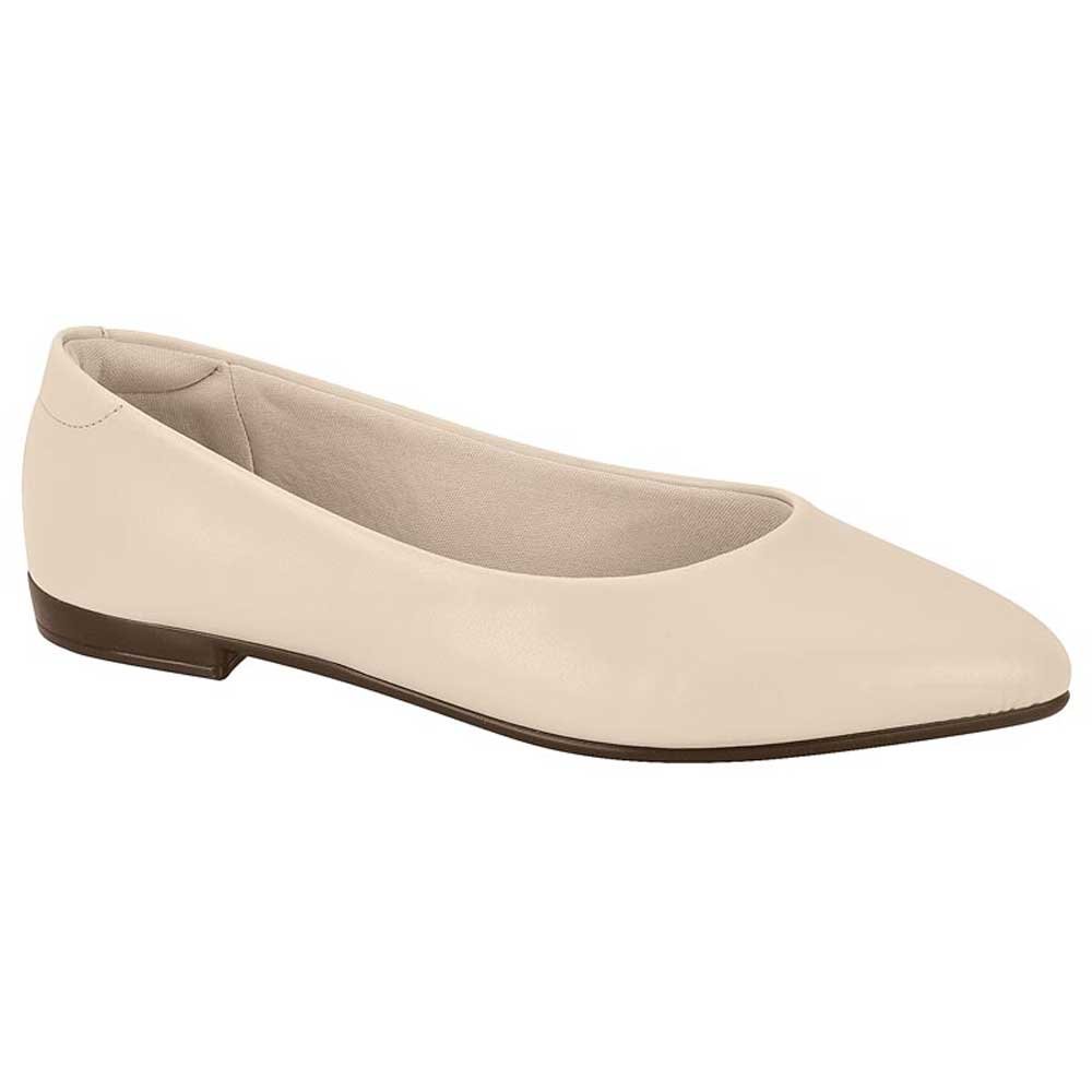 Sapatilha Feminina Bico Fino Napa Creme Beira Rio 4136.395 Bege 1