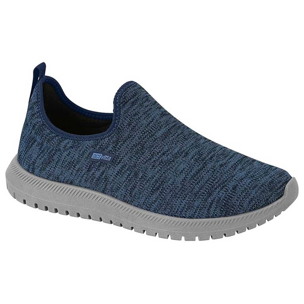 Tênis Masculino Slip On Multi Marinho Actvitta 4914.214 Azul 2