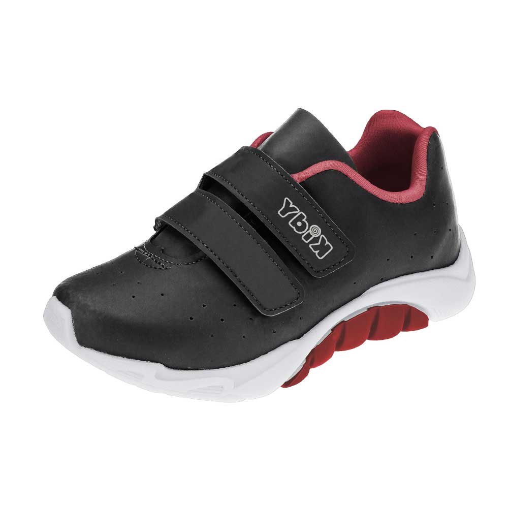 Tênis Infantil Unissex Mais Preto Vermelho Kidy 168-0228 Preto 2