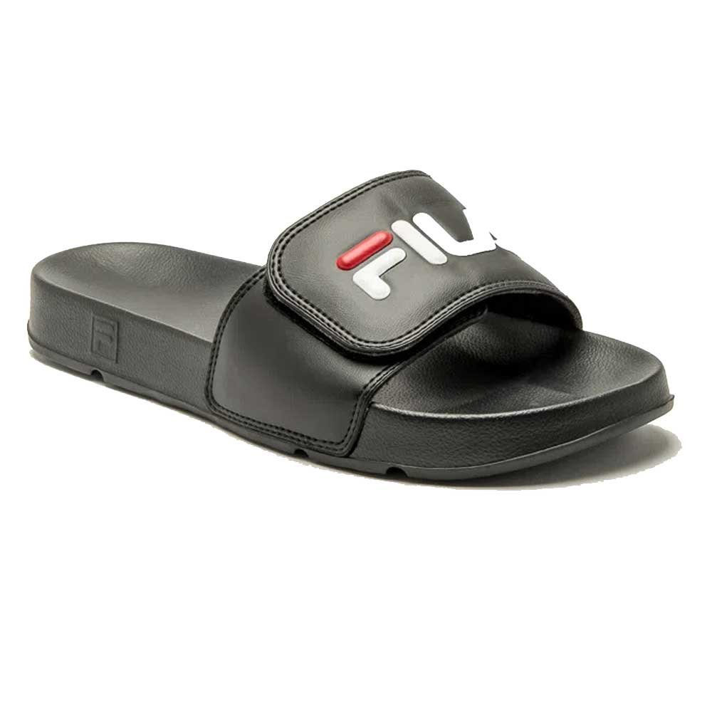 Chinelo Masculino Drifter VLC Preto Branco Vermelho Fila F01SD005-397 Preto 2