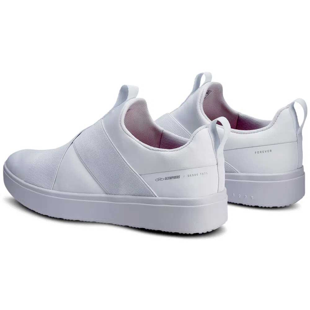 Tênis Casual Feminino Slip On Forever Branco Olympikus Branco 4