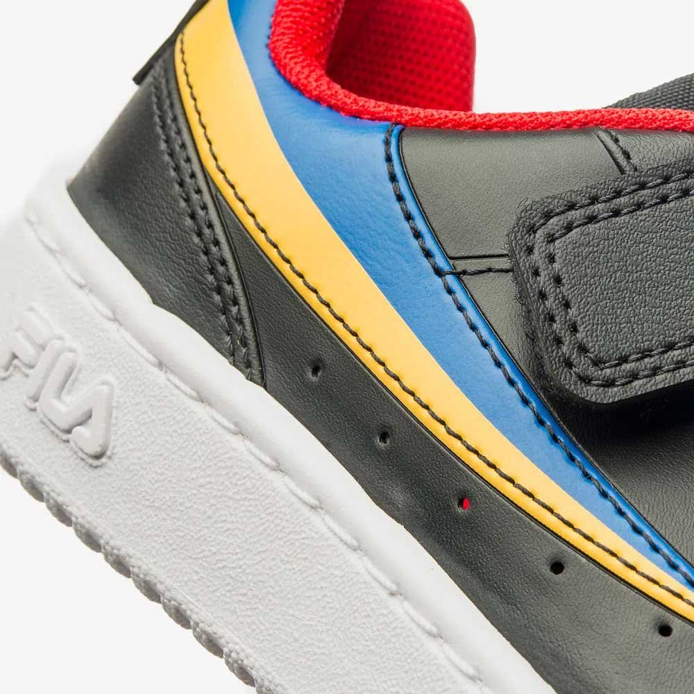 Tênis Infantil Arcade VLC Preto Azul Vermelho Fila F04K00018-4457 Multicores 5