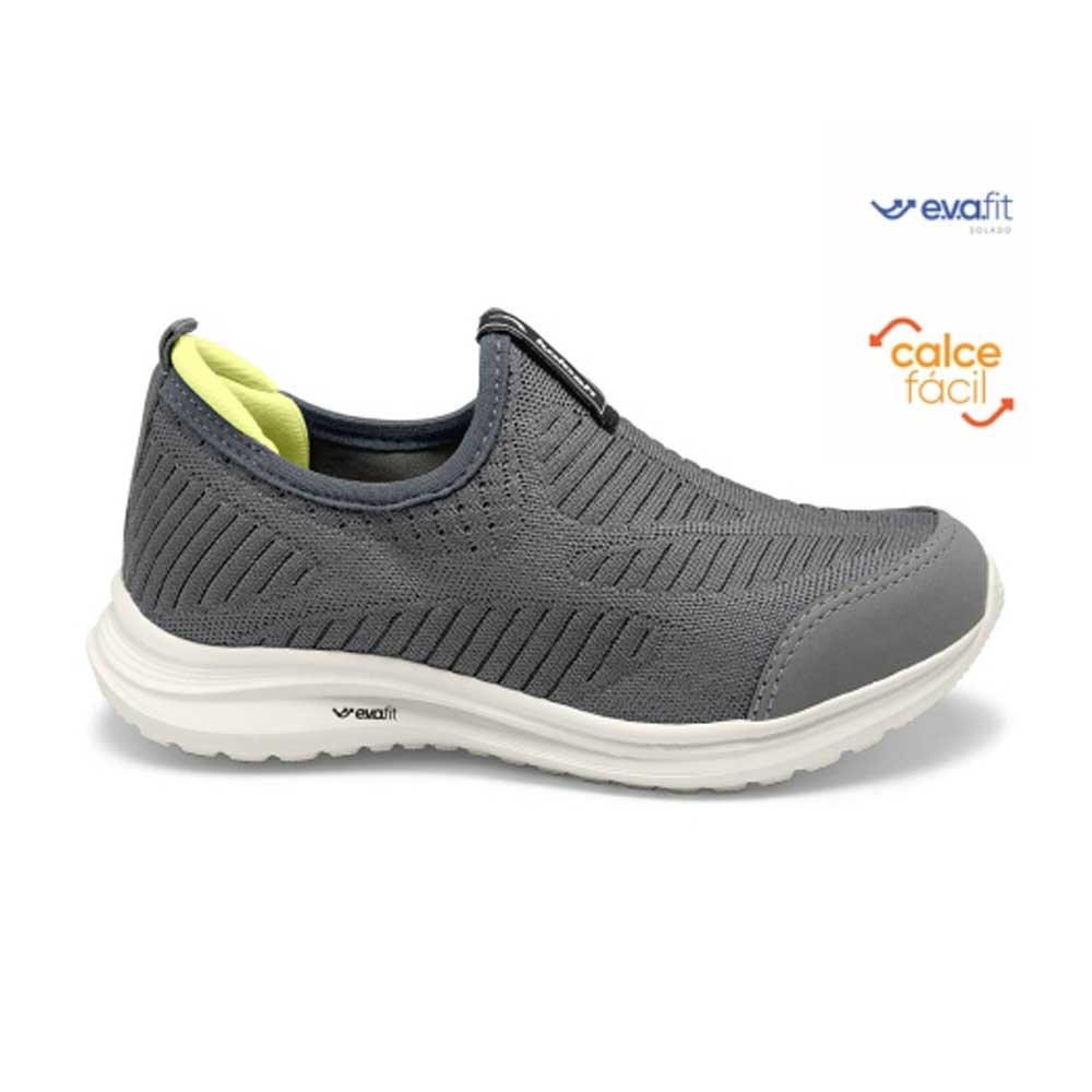 Tênis Infanto-juvenil Slip On Lix Carbon Pistache Kolosh I0024-0003 Cinza 2