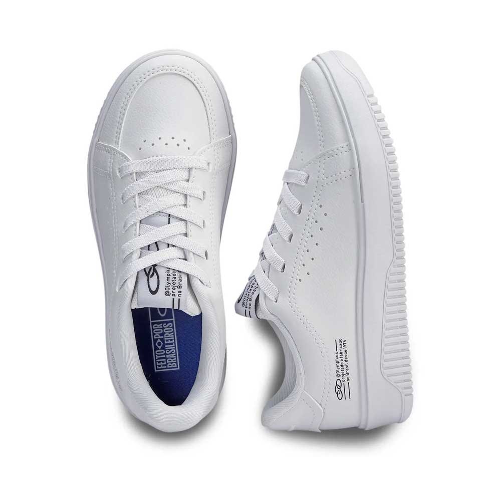 Tênis Infantil Casual Eros Branco Olympikus Branco 2