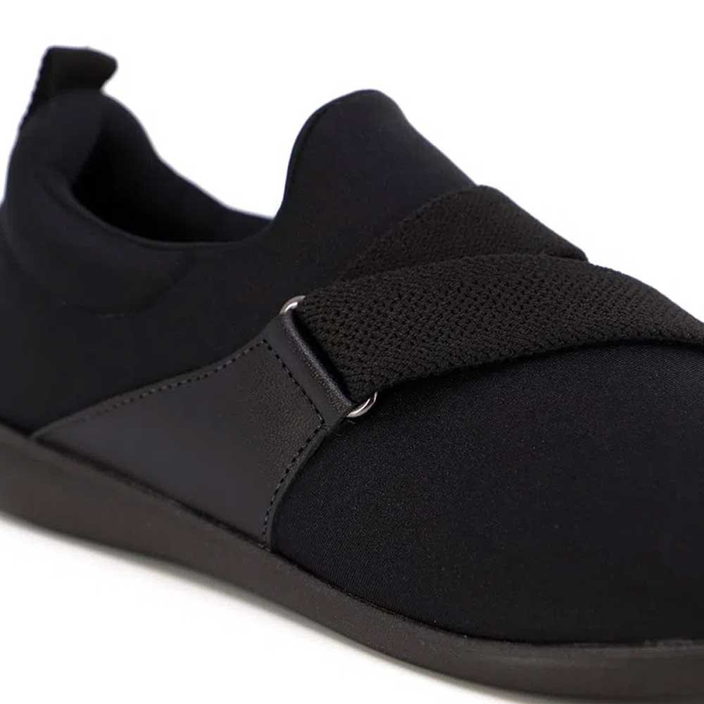 Tênis Casual Feminino Elastano Preto Usaflex AI3404 Preto 4