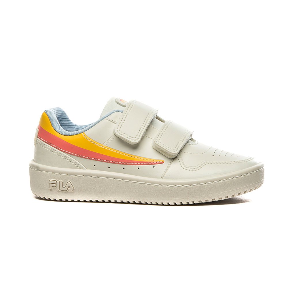 Tênis Infantil Arcade VLC Branco Azul Claro Amarelo Fila F04K00018-5963