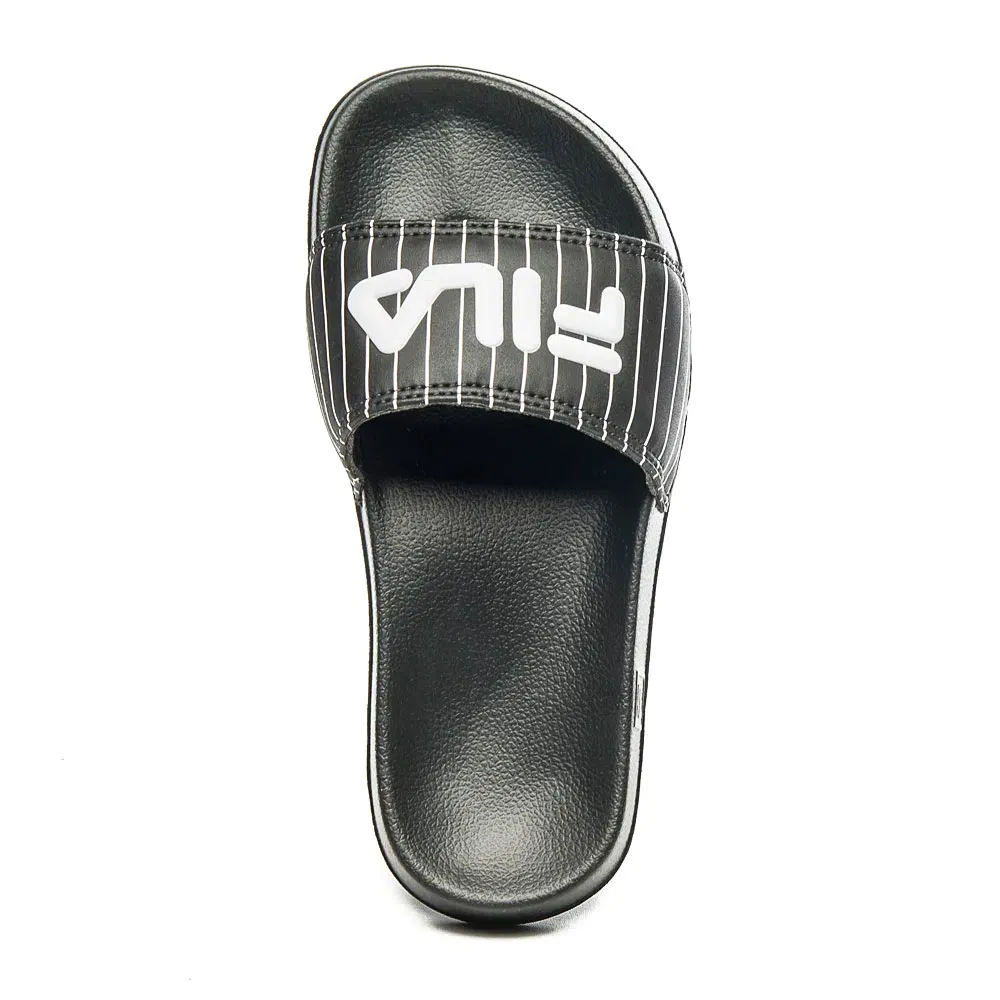 Chinelo Infantil Slide Drifter Preto Branco Fila 31K334X-001 Preto 4