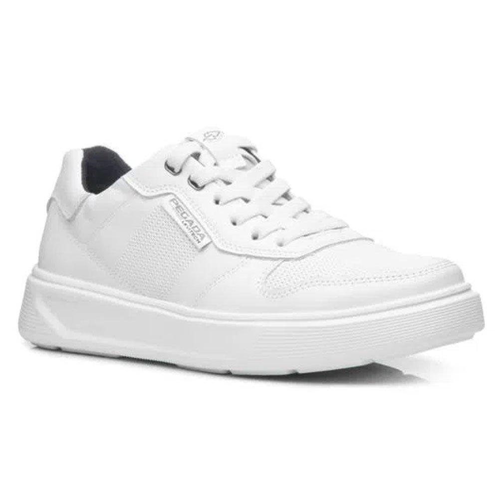 Sapatênis Masculino Levi Couro Branco Pegada 110921-01 Marrom 2