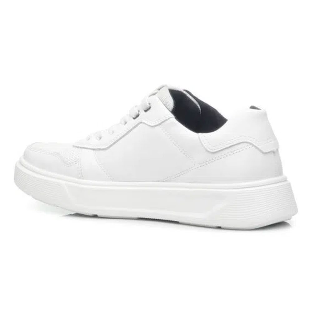 Sapatênis Masculino Levi Couro Branco Pegada 110921-01 Marrom 3