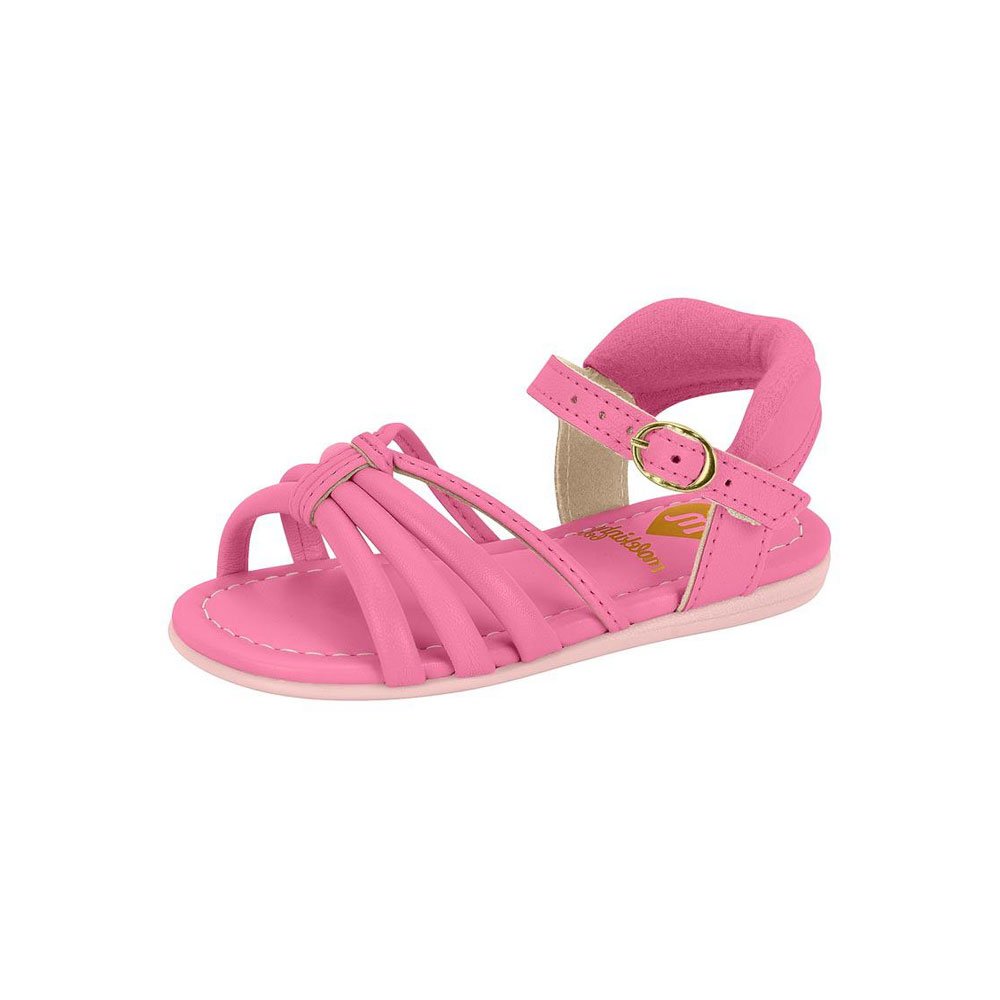 Sandália Infantil Feminina Bebê Rosa Molekinha 2114.270 Rosa 2
