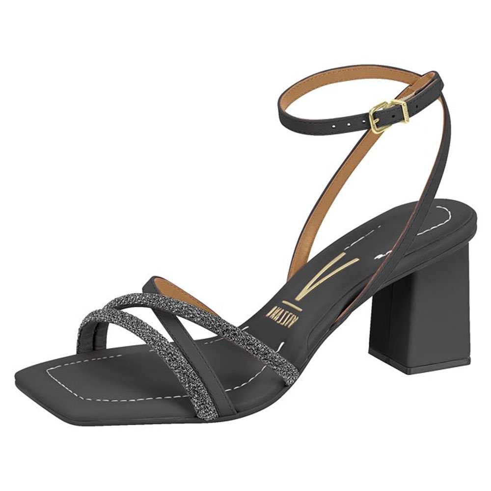 Sandália Feminina Preto Black Diamond Vizzano 6455.119 Preto 2