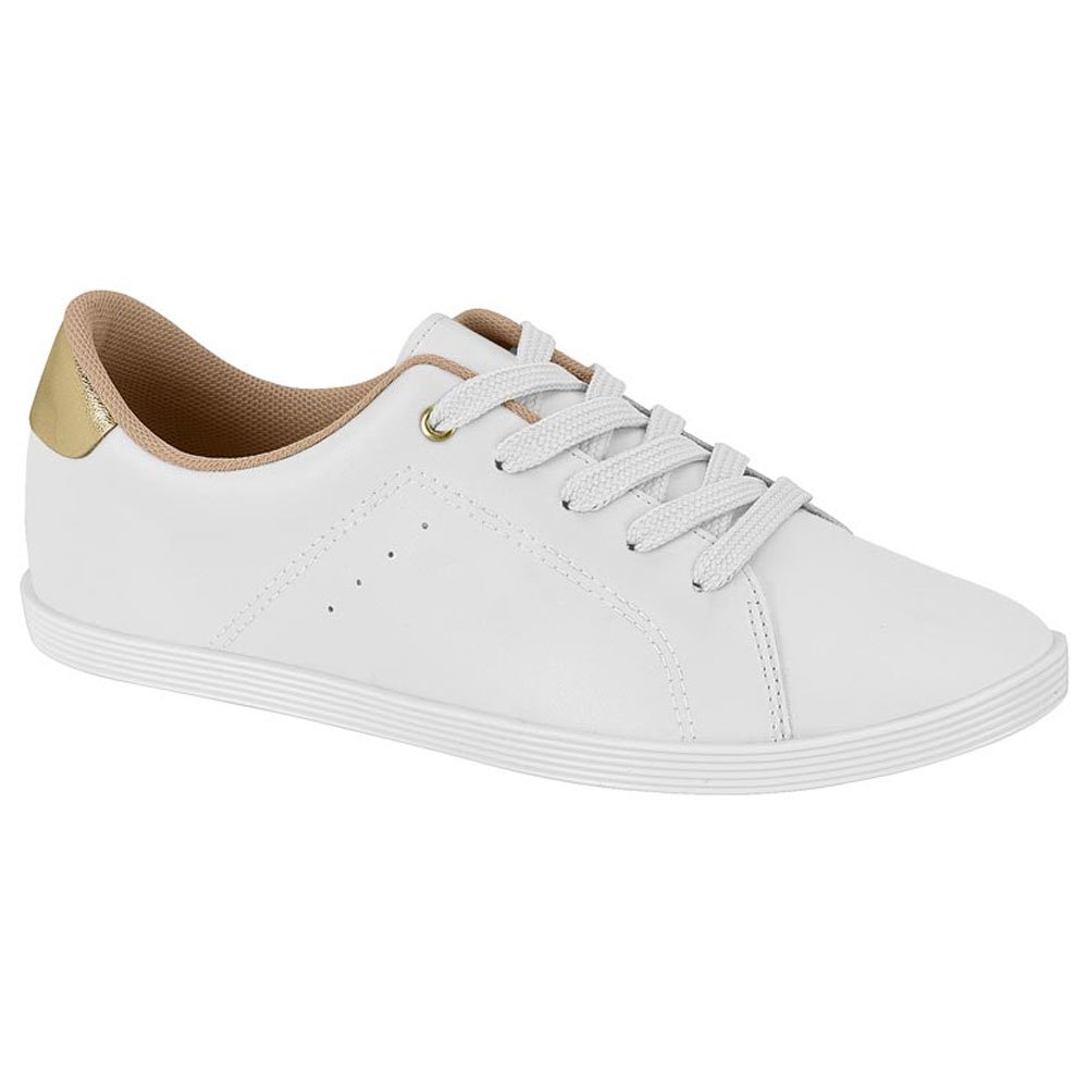 Tênis Feminino Casual Branco Dourado Beira Rio 4205.146 Dourado 1